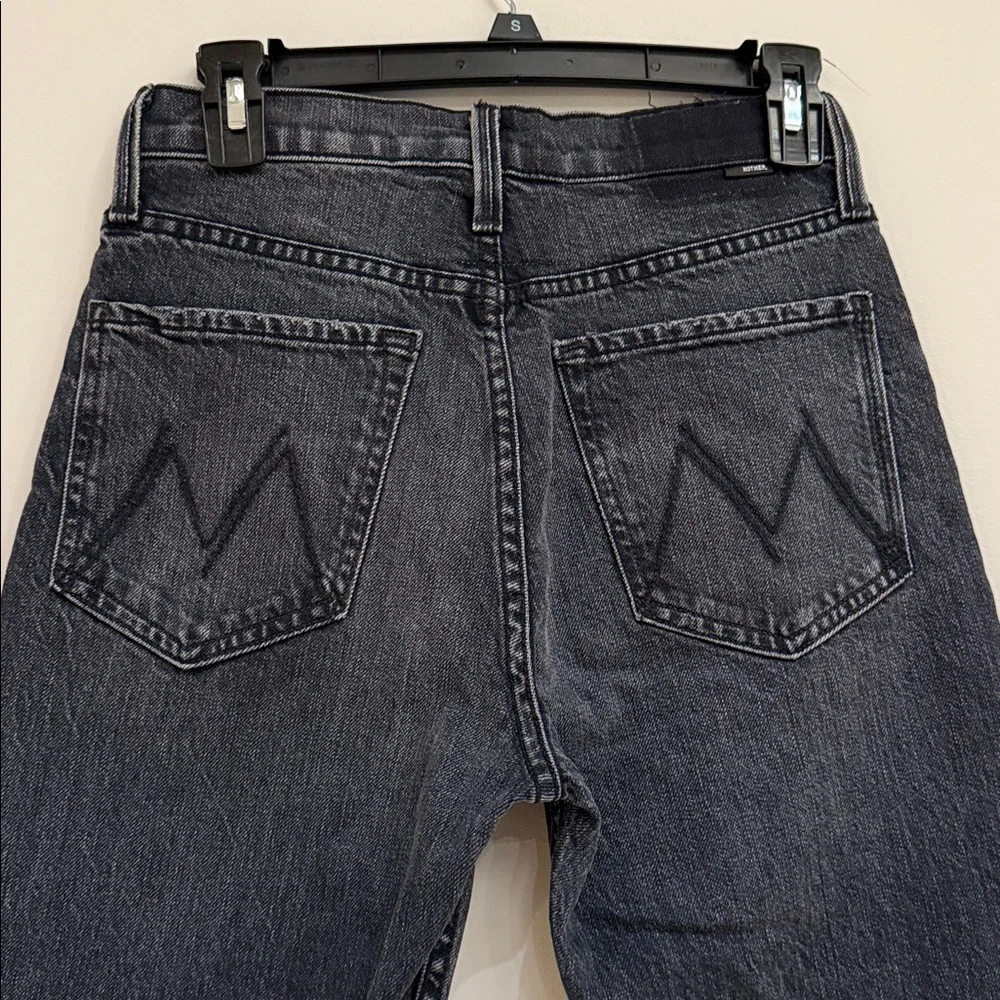 Mother Superior The Tomcat Ankle Black Grey Jeans in On The Fly 26 Straight Leg